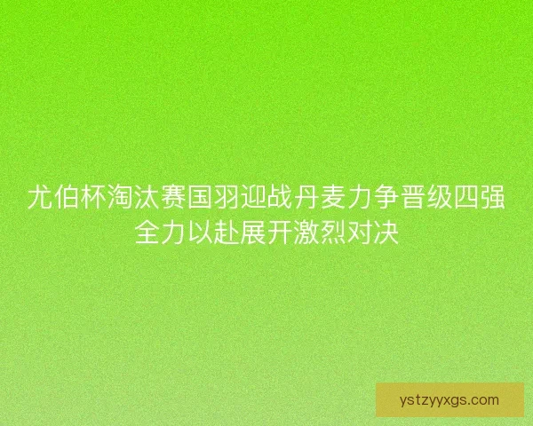 尤伯杯淘汰赛国羽迎战丹麦力争晋级四强全力以赴展开激烈对决 尤伯杯淘汰赛国羽迎战丹麦力争晋级四强全力以赴展开激烈对决
